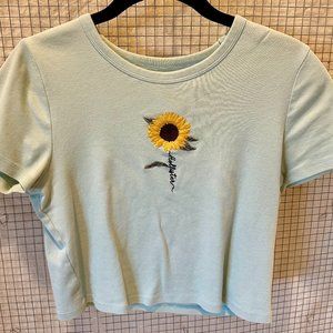Hollister Mint Green Baby Tee